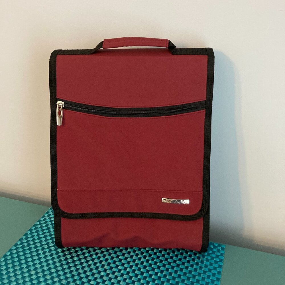 Organizer Makeup Toiletry Travel Bag Folding Case w/Mirror "Everything Bag" NWOT